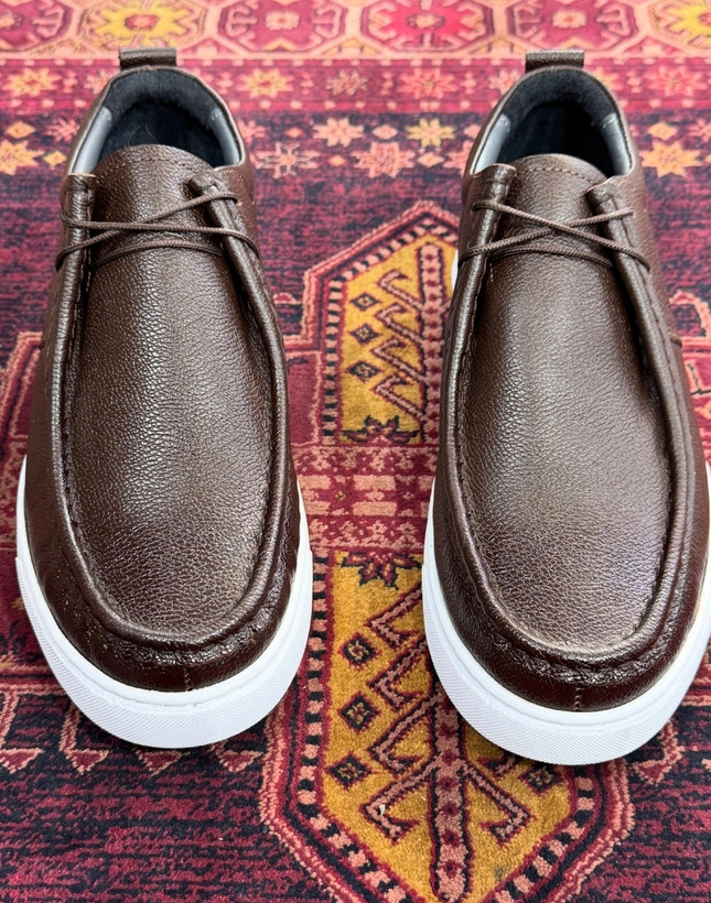 کفش کالج مردانه مدل کادیلاک تمام چرم طبیعی